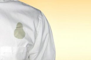 إزالة بقعة الزيت من الملابس
